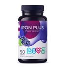 Gomas de ferro LIVS Gomas de ferro com vitamina C 20 mg - 90 unidades