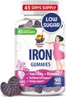 Gomas de ferro Vitamin Sunny Sam 10 mg com vitamina C 90 ct