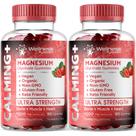Gomas de Glicinato de Magnésio WellnessLabsRx 1000mg - Suplemento para Adultos