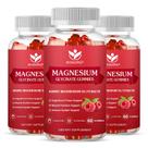 Gomas de glicinato de magnésio WOGORGT 400 mg com vitamina D B6 CoQ10