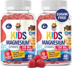 Gomas de magnésio Sunny Sam sem açúcar 500 mg para crianças e adolescentes