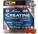 Gomas de monohidrato de creatina DLNIA 120 para homens e mulheres