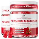 Gomas de Potássio e Magnésio MABEFY 500 mg Sem Açúcar - Kit com 2 Unidades