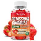 Gomas de potássio GrnLife 1200 mg com sabor de morango, 60 unidades
