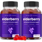 Gomas de sabugueiro NutraChamps 4 em 1 com vitamina C 120 gomas
