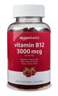 Gomas de vitamina B12 Amazon Basics 3000 mcg de framboesa 100 ct