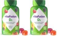 Gomas de Vitamina D3 Vitafusion 150 unidades 50 mcg, pacote com 2