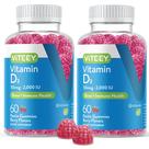 Gomas de vitamina D3 Viteey 2.000 UI 50mcg para adultos e adolescentes