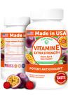 Gomas de vitamina E Lunakai 400 IU com vitamina C 60 quilates veganas