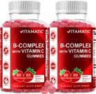 Gomas do complexo de vitamina B Vitamatic com vitamina C 60 unidades