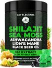 Gomas orgânicas de Shilajit com gomas de musgo marinho Suplemento de Shilajit para suporte imunológico Shilajit e ashwagandha puros do Himalaia com musgo marinho e shilajit, extrato de crina de leão e óleo de semente preta Gomas orgânicas de Shilajit com gomas de musgo marinho Suplemento de Shilajit para suporte imunológico Shilajit e ashwagandha puros do Himalaia com musgo marinho e shilajit, extrato de crina de leão e óleo de semente preta