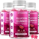 Gomas para mastigar com glicose Vitamatic Natural Raspberry 60ct