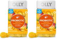 Gomas probióticas OLLY 1 bilhão de UFCs sabor manga, 80 unidades, pacote com 2 Gomas probióticas OLLY 1 bilhão de UFCs sabor manga, 80 unidades, pacote com 2