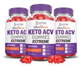 Gomas Ultra Quick Keto ACV da Justified Laboratories, pacote com 3, 2000 mg