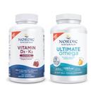 Gomas Vitamin Nordic Naturals D3+K2 e Ultimate Omega