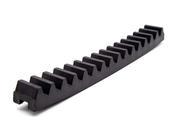 Gomo de Cremalheira Preto 30cm com parafuso