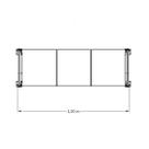 Gondola 1 mini porta pallet 250 kg 180x200x60 (CxLxP)