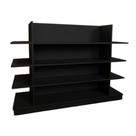 Gôndola Central 100 Mdf Preto Suprema Móveis Gôndola Central 100 Mdf Preto Suprema Móveis