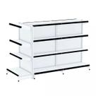 Gondola Centro 137 Fit Ate 2 Metros 1 Ponta Branco 20b Pe Preto