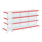 Gondola Centro 137 Fit Ate 3 Metros 1 Ponta Branco 28b Pe Vermelho