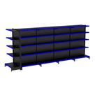 Gondola Centro 170 Fit Ate 4 Metros 1 Ponta Preto 45b Pe Azul
