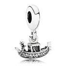 Gôndola de Veneza autêntica em prata esterlina 925 Bead Charm Pukido Gôndola de Veneza autêntica em prata esterlina 925 Bead Charm Pukido