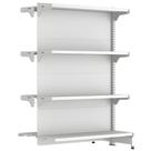Gondola Fit 40 Continuação Centro Farma 1,37X90x50 Branco - Amapa Gondola Fit 40 Continuação Centro Farma 1,37X90x50 Branco - Amapa