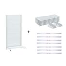Gondola Parede 170 Amapa Flex Inicial Branco 7 band PE Transparente - Amapá