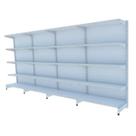 Gondola Parede 170 Amapa Flex Kit 4 Metros Branco SPE - Amapá Gondola Parede 170 Amapa Flex Kit 4 Metros Branco SPE - Amapá