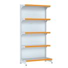 Gondola Parede 170 Fit Inicial Branco 5 Bandeja Pe Laranja Gondola Parede 170 Fit Inicial Branco 5 Bandeja Pe Laranja