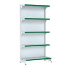 Gondola Parede 170 Fit Inicial Branco 5 Bandeja Pe Verde