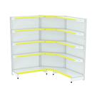 Gondola Parede 196 Amapa Flex 60 Kit 2m 1 Canto Branco Fx Am Gondola Parede 196 Amapa Flex 60 Kit 2m 1 Canto Branco Fx Am