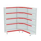 Gondola Parede 196 Amapa Flex Kit 2 Metros 1 Canto Branco Pe Gondola Parede 196 Amapa Flex Kit 2 Metros 1 Canto Branco Pe