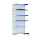 Gondola Parede 202 FIT Farmacia Continu 6 Bd Branco Pe Azul