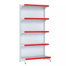Gondola Parede 202 Fit Inicial Branco 5 Bandeja Pe Vermelho Gondola Parede 202 Fit Inicial Branco 5 Bandeja Pe Vermelho