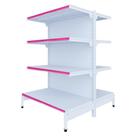 Gôndola Prateleira 4 Níveis 40x30 New Plus 1,40 Central Inicial Pe Rosa - Sa Gôndolas Gôndola Prateleira 4 Níveis 40x30 New Plus 1,40 Central Inicial Pe Rosa - Sa Gôndolas