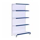 Gôndola Prateleira Supermercado 5 Níveis 40x30 New Plus 1,70m Parede Inicial Azul - SA Gôndolas Gôndola Prateleira Supermercado 5 Níveis 40x30 New Plus 1,70m Parede Inicial Azul - SA Gôndolas