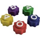 Gonggi Tossing Game, conjunto tradicional de 5 peças de seixos de pedra