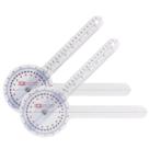 Goniometer Ever Ready First Aid, 30 cm, 360 graus, pacote com 2