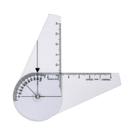 Goniômetro Pequeno De Dedo P/ ortopedia Articular 14cm Pvc