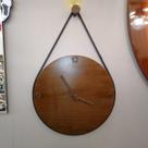 Goods Relogio de Parede 40x40 Nogueira Alca Preta 182047