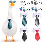 Goose Outfit Shyyween Tie e óculos de sol para ganso de 43 cm/58 cm