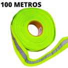 Gorgurão Refletivo Costurado Amarelo Fluorescente 100 Metros Jb-24 Gorgurão Refletivo Costurado Amarelo Fluorescente 100 Metros Jb-24