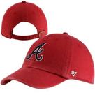 Gorra Clean Up Roja para Hombre de los Atlanta Braves de la MLB