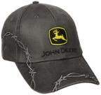 Gorra de Béisbol John Deere de Algodón Encerado con Logo Bordado