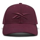 Gorra de Béisbol Reebok Vector Snapback de Seis Paneles en Burdeos