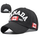 Gorra FACITE Canadá Ajustable de Algodón con Hoja de Arce Bordada