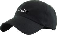 Gorra KBETHOS Daddy Dad Ajustable de Algodón Negra