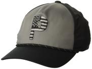 Gorra Puma Golf PARS con rayas y cuerda para hombre en negro Puma
