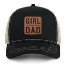 Gorra Trucker Ajustable de Cuero Negro "Papá de Chica" Gorra Trucker Ajustable de Cuero Negro "Papá de Chica"